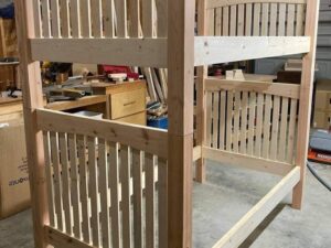 4x6 Bluegum Bunk Bed