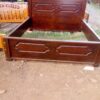 5x6 Dark Mahogany Panel Bed