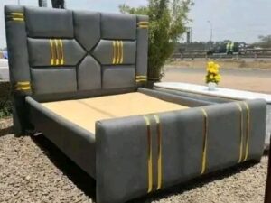 5x6 Grey Gold Diamond Bed