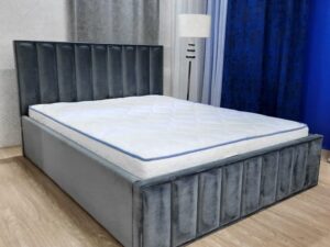 5x6 Grey Ribbed Bed