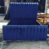 5x6 Navy Blue Tufted Chester Bed