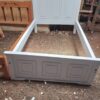 4x6 White Classic Panel Bed