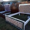 5x6 White Metal Mocket Bed
