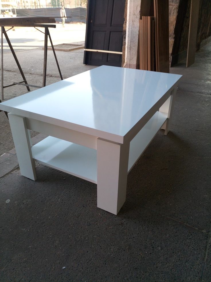 Alpine Double-Shelf Coffee Table