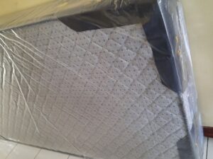 Basic Grey Diamond Quilted Foam Mattress