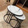 Carrara Round Nesting Tables