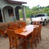 Cherry Wood 10-Seater Dining Set