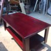Crimson Shelf Coffee Table