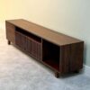 Dakota Solid Walnut Slat TV Stand