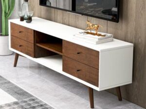 Erbe Solid Wood TV Stand