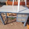 Grey Two-Drawer Study Desk