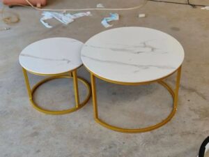 Marble Top Nesting Coffee Table